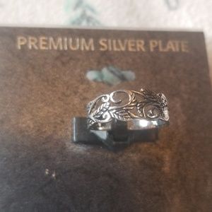 Silver plated ring